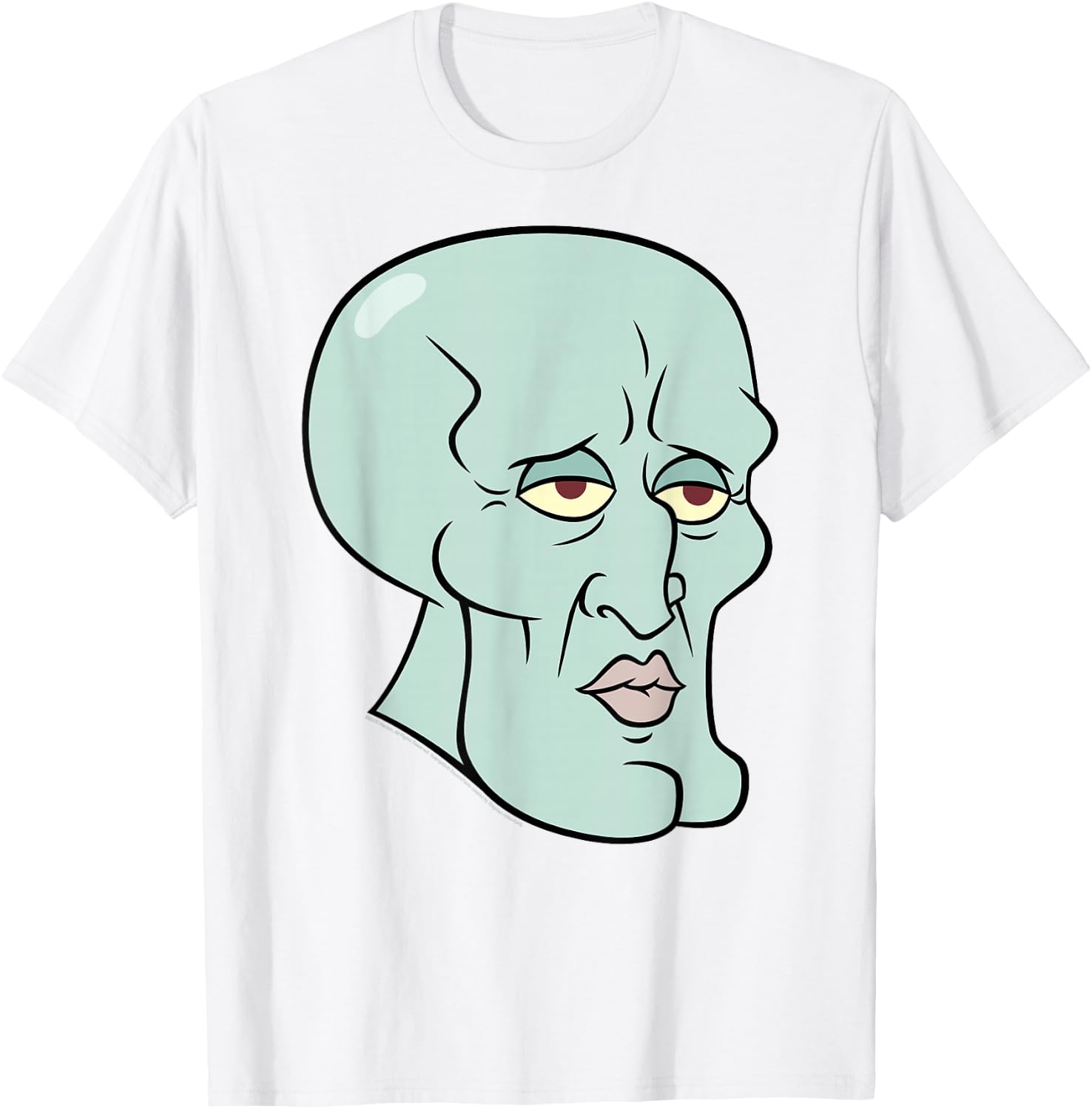 Spongebob Squarepants Handsome Squidward Face T-Shirt