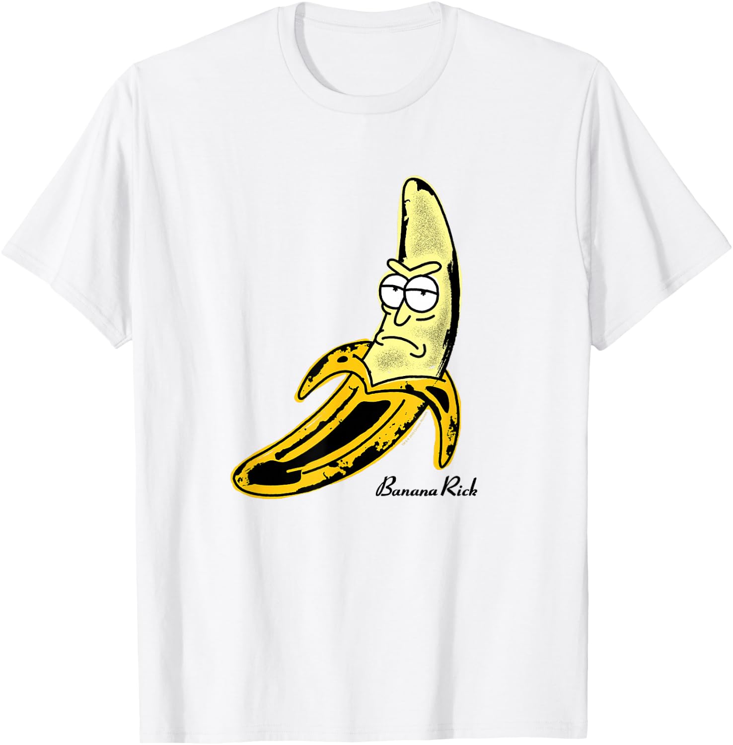 Rick and Morty Banana Rick Record Cover T-Shirt