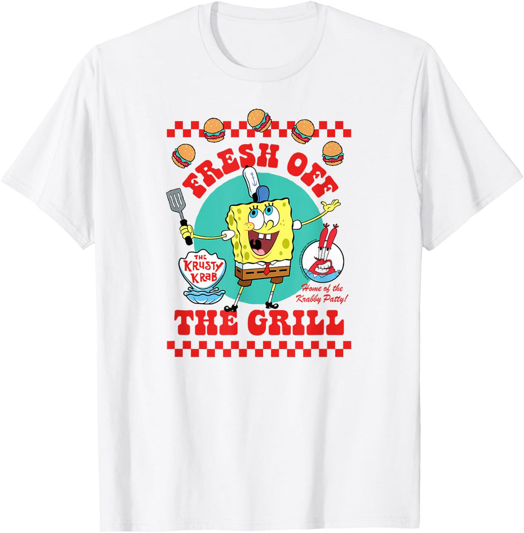 Spongebob Squarepants - Krabby Patty Fresh Off The Grill T-Shirt
