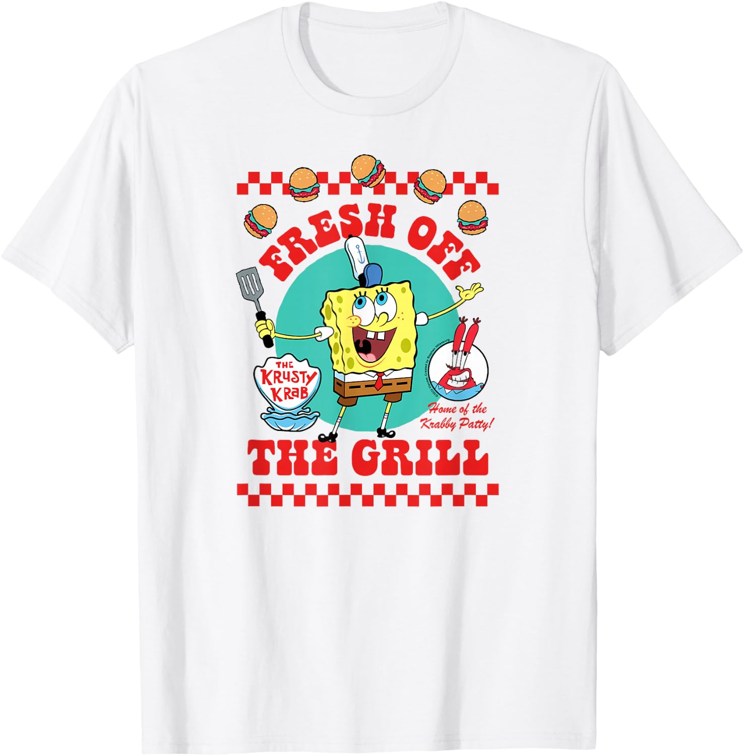 Spongebob Squarepants - Krabby Patty Fresh Off The Grill T-Shirt