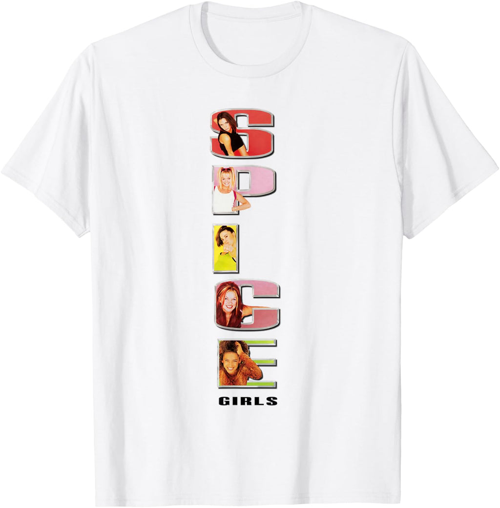 Official Spice Girls Stacked Logo T-Shirt