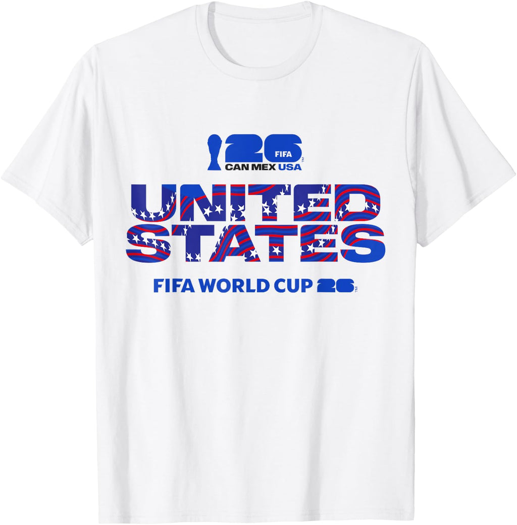 FIFA World CUP26 USA Host Country Stars and Stripes T-Shirt
