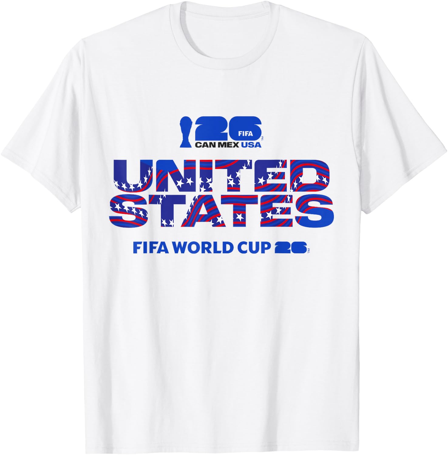 FIFA World CUP26 USA Host Country Stars and Stripes T-Shirt