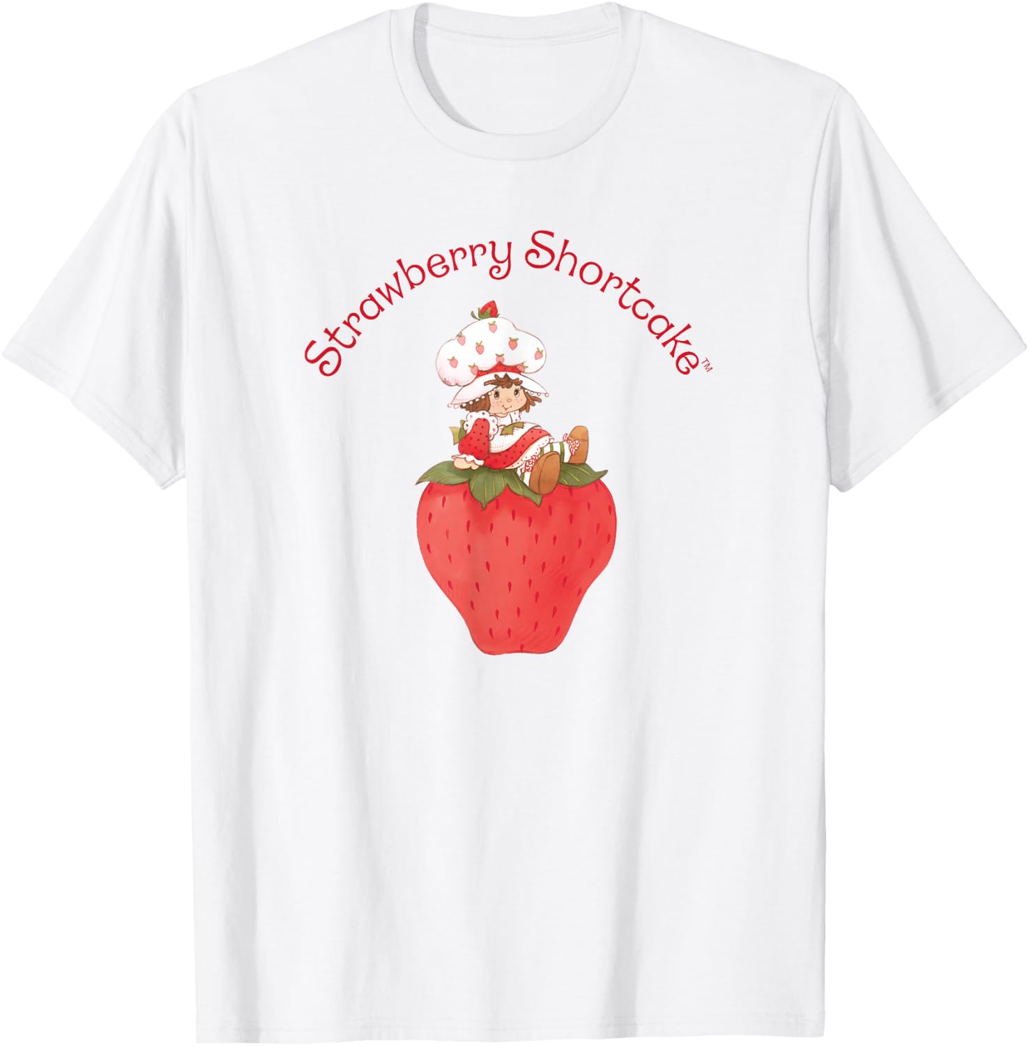 Strawberry Shortcake Berry Cute Vintage Strawberry Logo T-Shirt