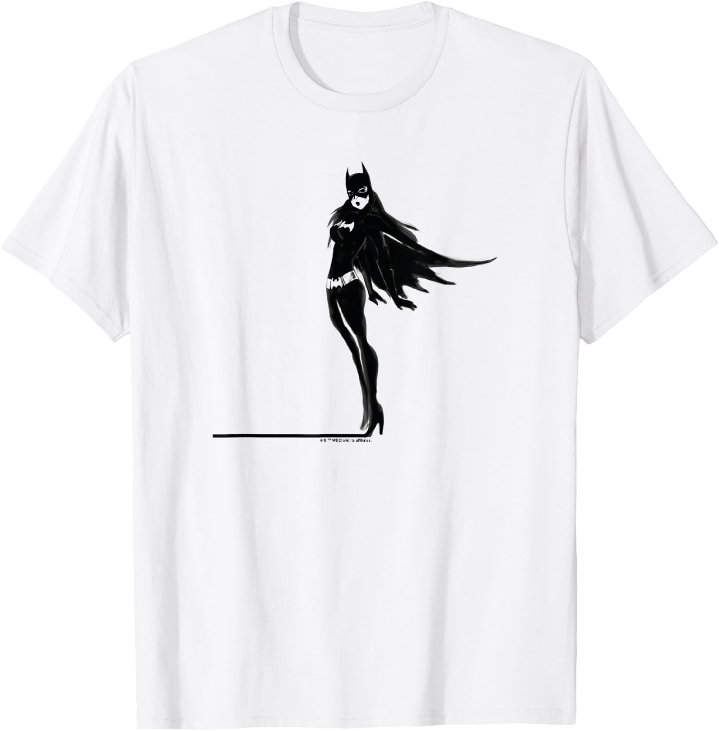 WB100 DC Comics Batgirl Comic Hero Pose Portrait T-Shirt