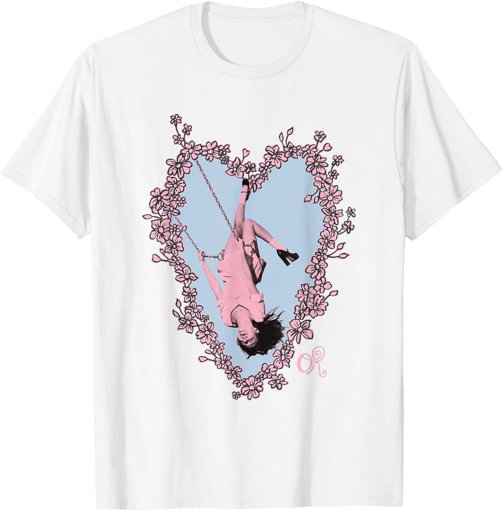 Official Olivia Rodrigo Heart Swing Photo T-Shirt