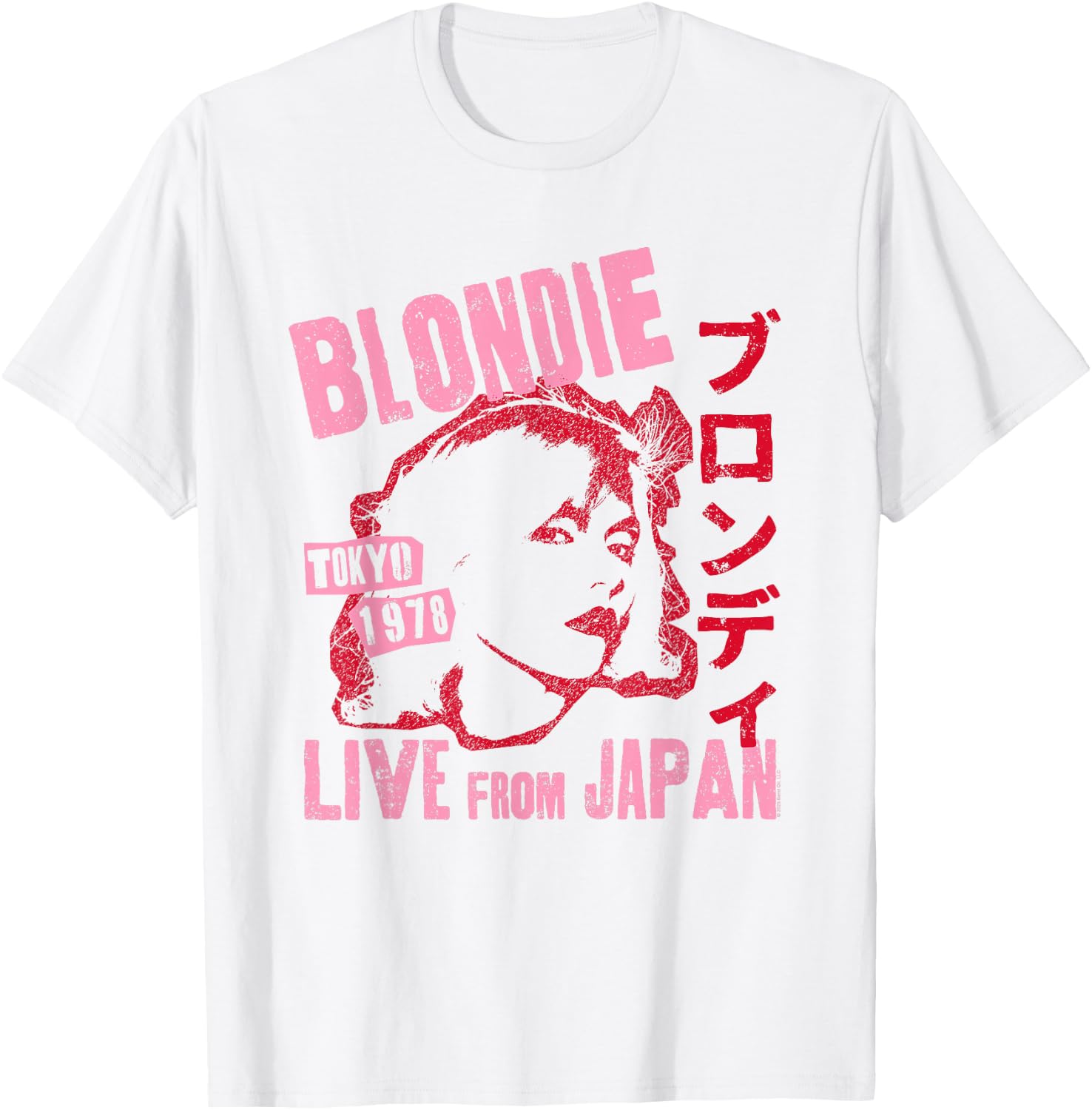 Blondie Live from Japan Flyer Vintage Band T-Shirt
