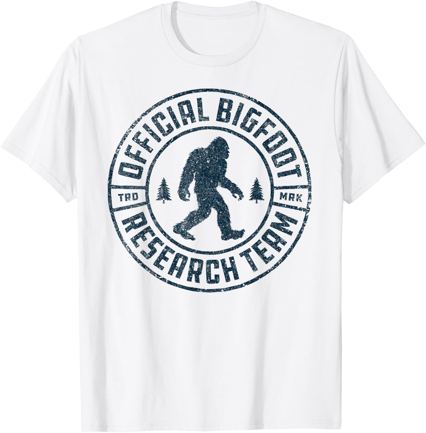 Bigfoot Research Team Retro Vintage Sasquatch Men Women T-Shirt