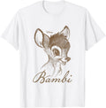 Disney Bambi Vintage Sketch Portrait T-Shirt
