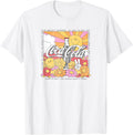 Coca-Cola Retro Sunlight & Flowers Poster T-Shirt