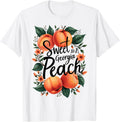Sweet As A Georgia Peach Cute Funny Southern Georgia Girl T-Shirt