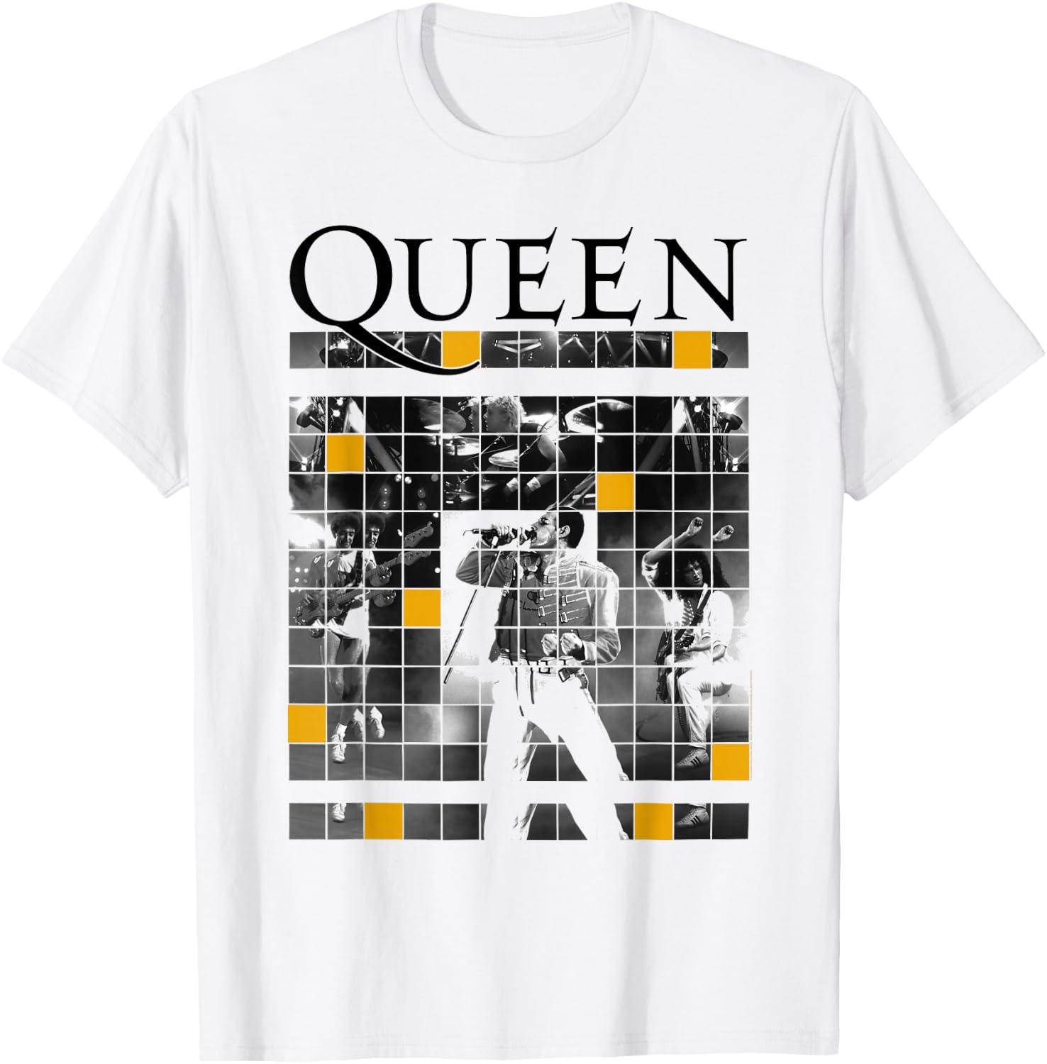 Queen Official Live Concert Blocks T-Shirt