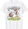 F-Caw-F Chicken Bunny Rooster Meme Funny Easter Day T-Shirt