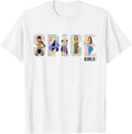 Spice Girls Classic White Album Tee - Crew Neck, Short Sleeve, 100% Cotton