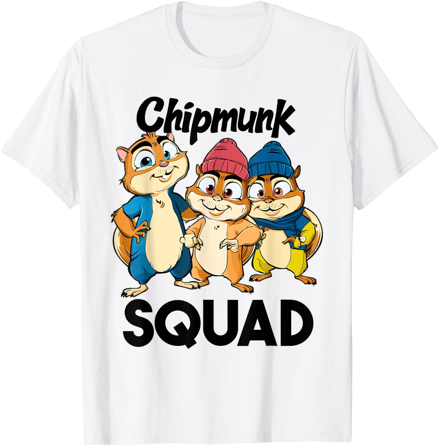 Chipmunk Squad Design for Chipmunk Lover Stuff Cool Chipmunk T-Shirt