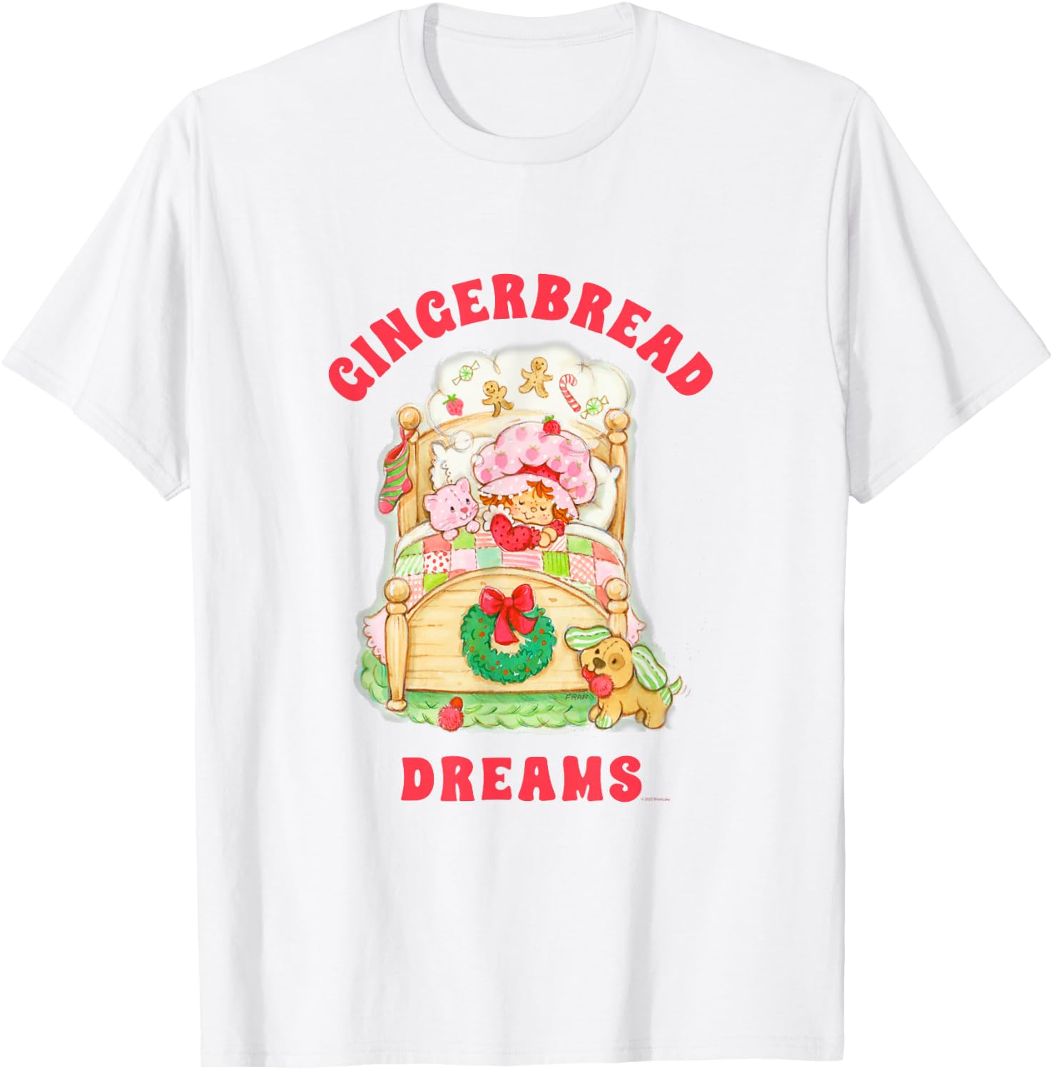 Strawberry Shortcake Gingerbread Dreams Bedtime T-Shirt