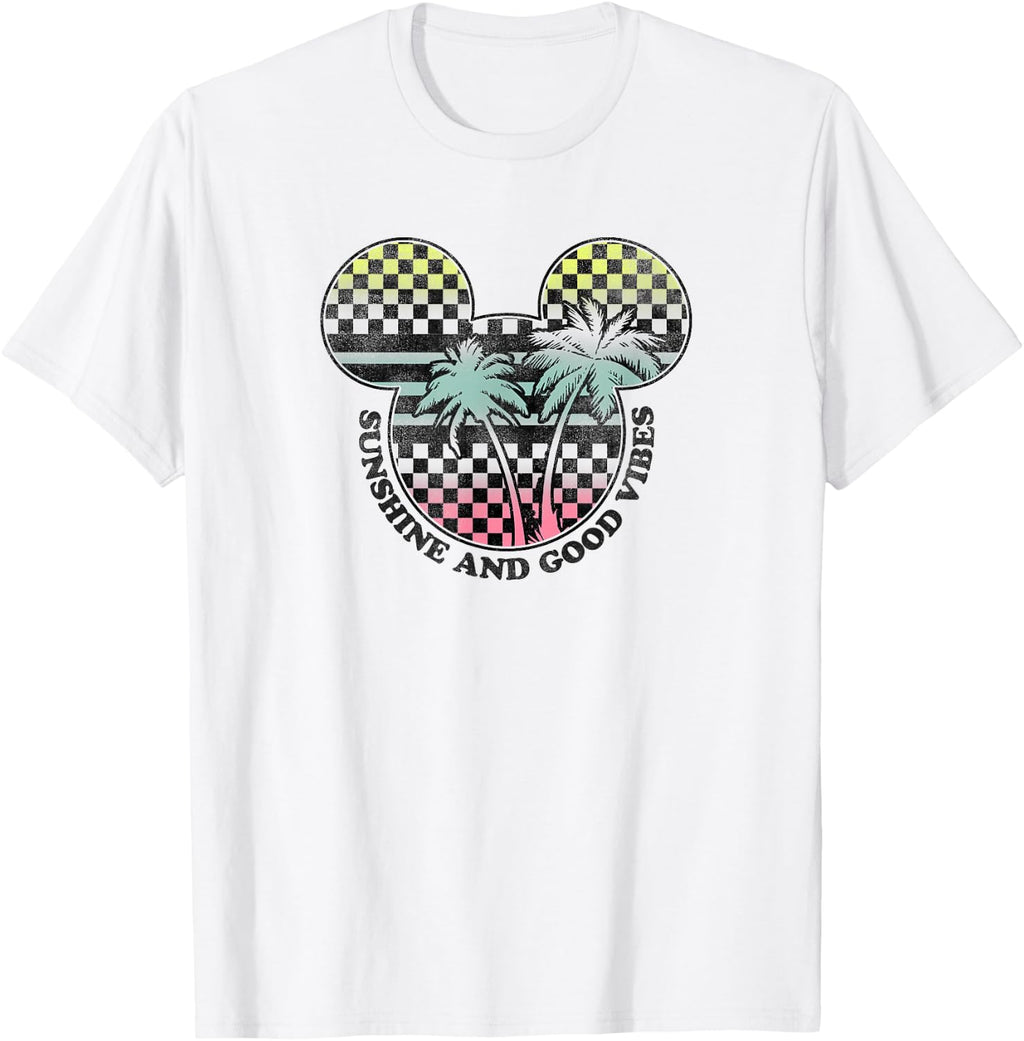 Disney Mickey and Friends Sunshine and Good Vibes Big Logo T-Shirt