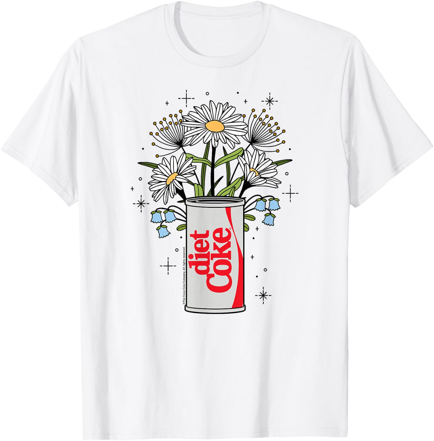 Coca-Cola - Flowers With Coke Can T-Shirt