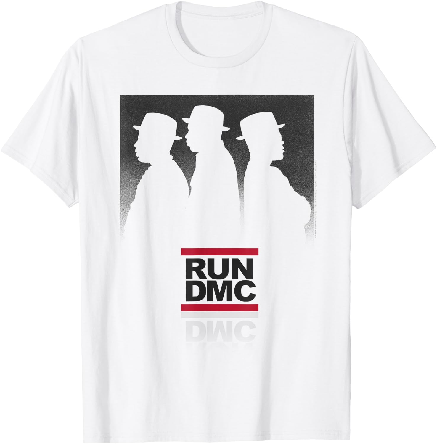 Run DMC Official White Silhouettes T-Shirt