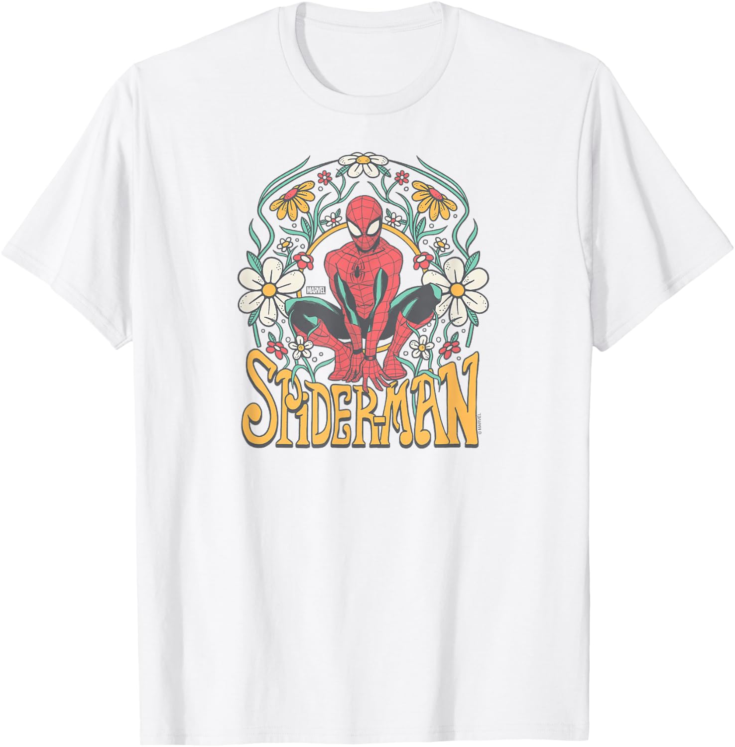 Spider-Man - Florals T-Shirt