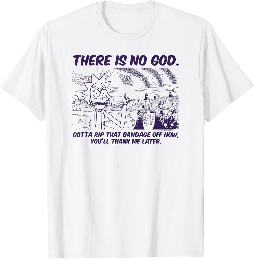 Rick and Morty There is No God T-Shirt T-Shirt