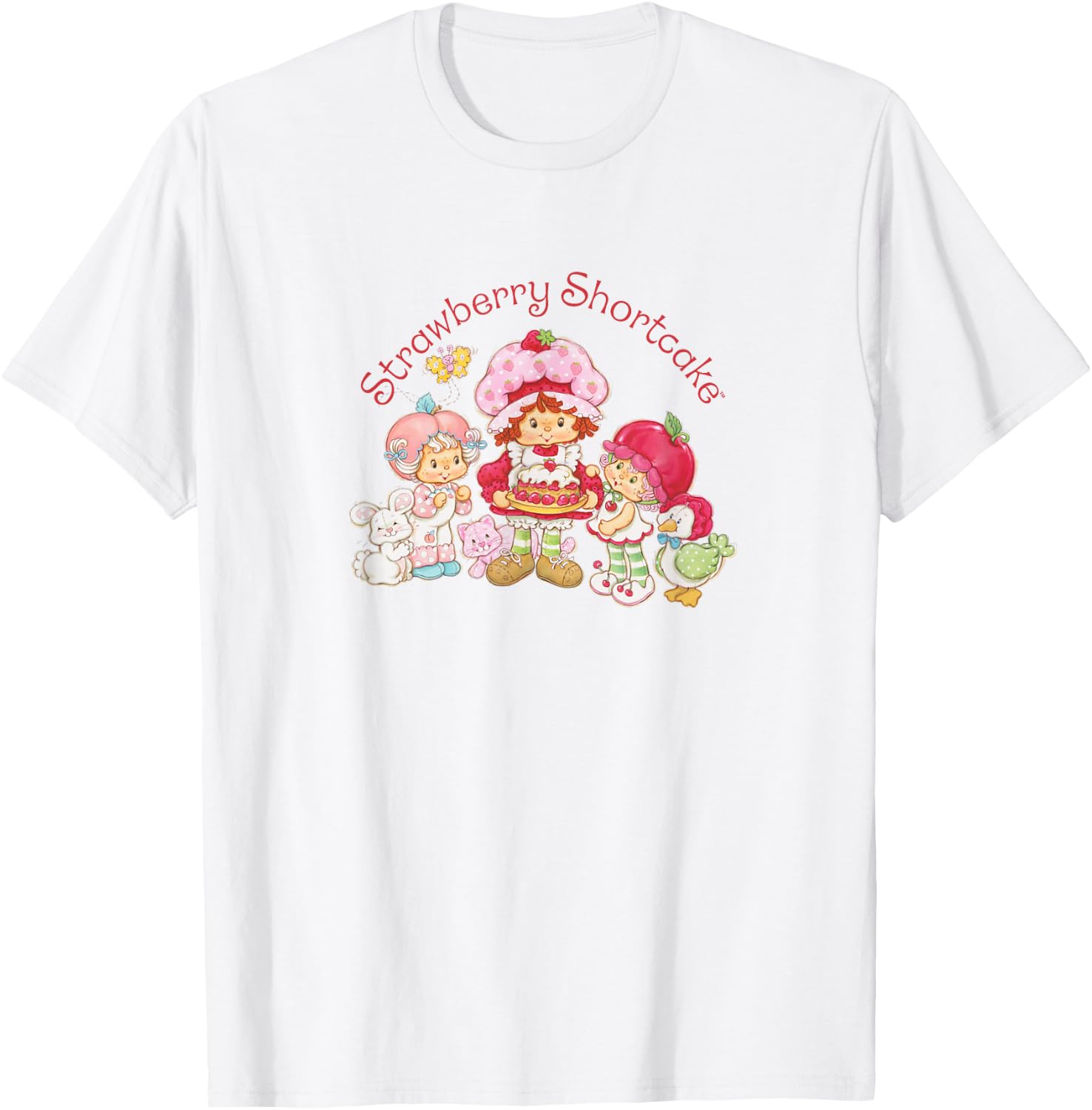 Strawberry Shortcake Apricot & Cherry Cuddler Poster T-Shirt