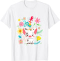 Disney Moana Pua HEI HEI Cute Pose Floral Big Chest Poster T-Shirt