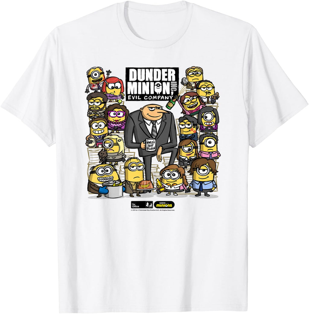 The Office X Minions Characters T-Shirt