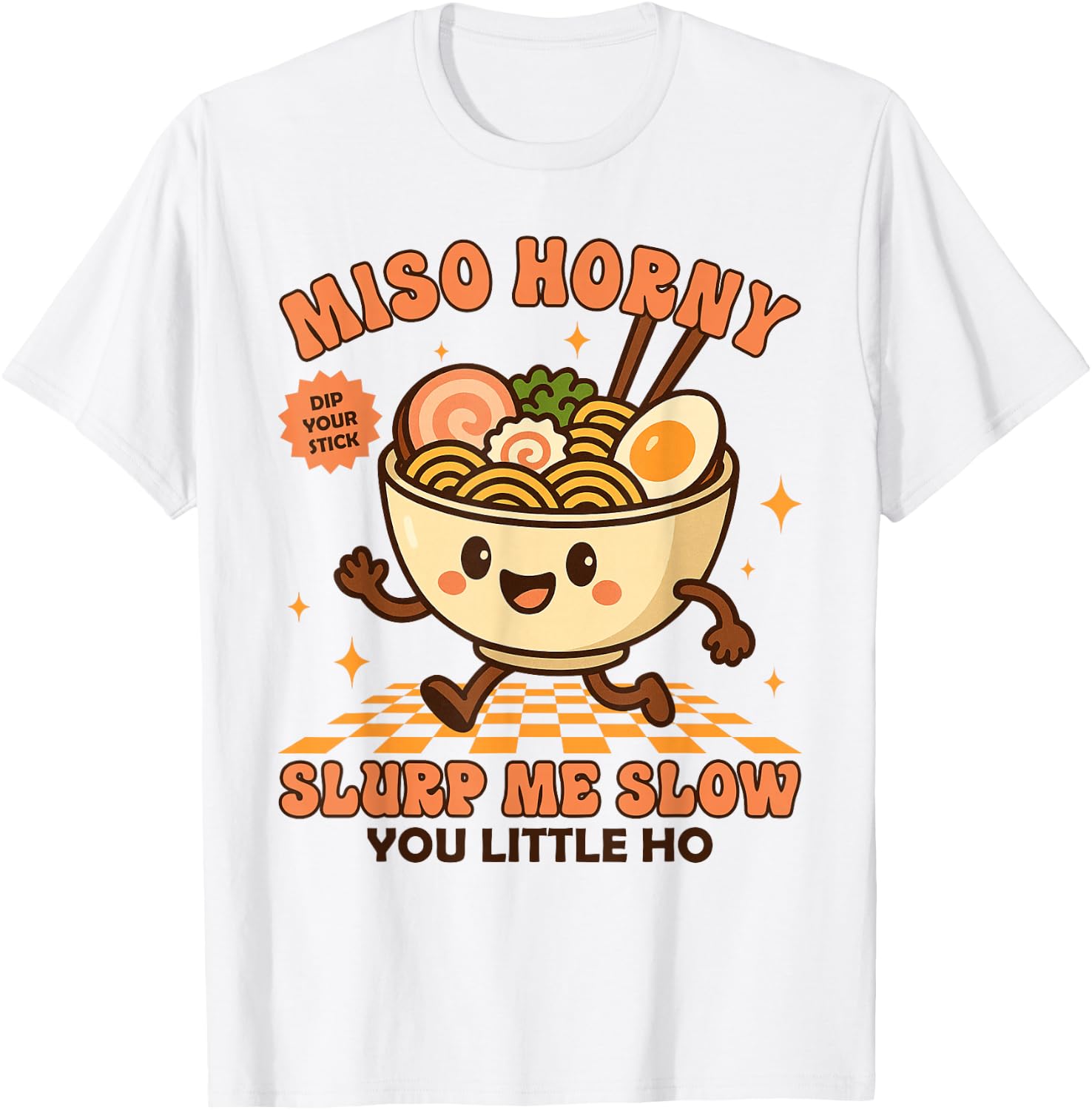 Inappropriate Food Funny Miso Horny Humor Embarrassing Women T-Shirt