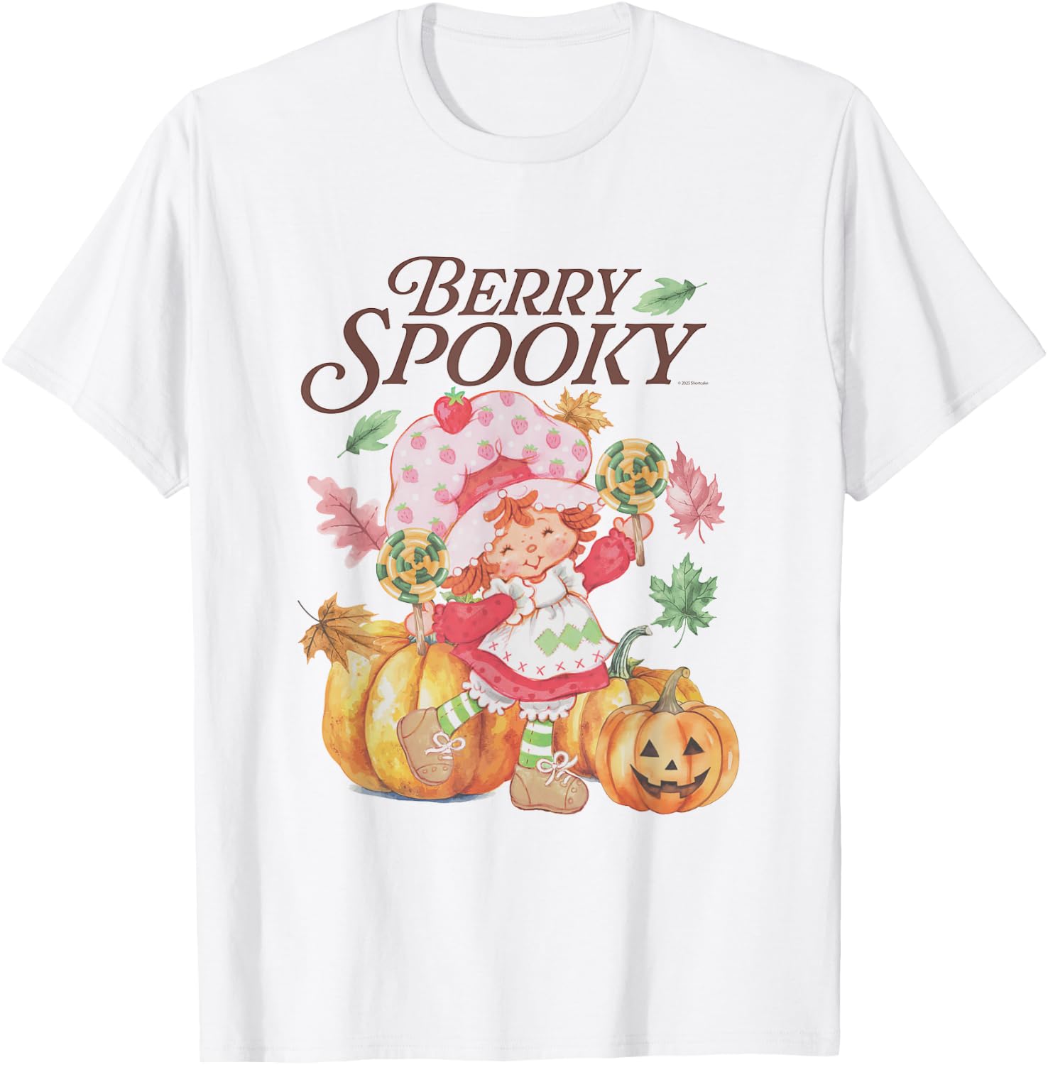 Strawberry Shortcake Berry Spooky Halloween Pumpkins T-Shirt