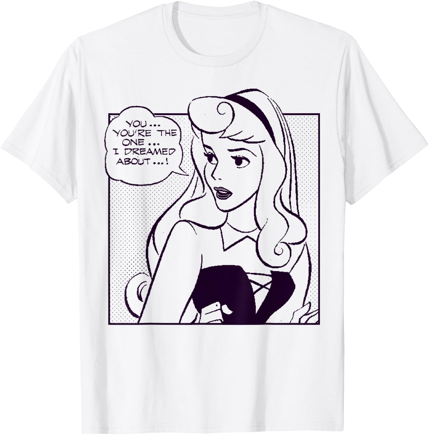 Disney Sleeping Beauty You're The One I Dreamed About Comic T-Shirt Small