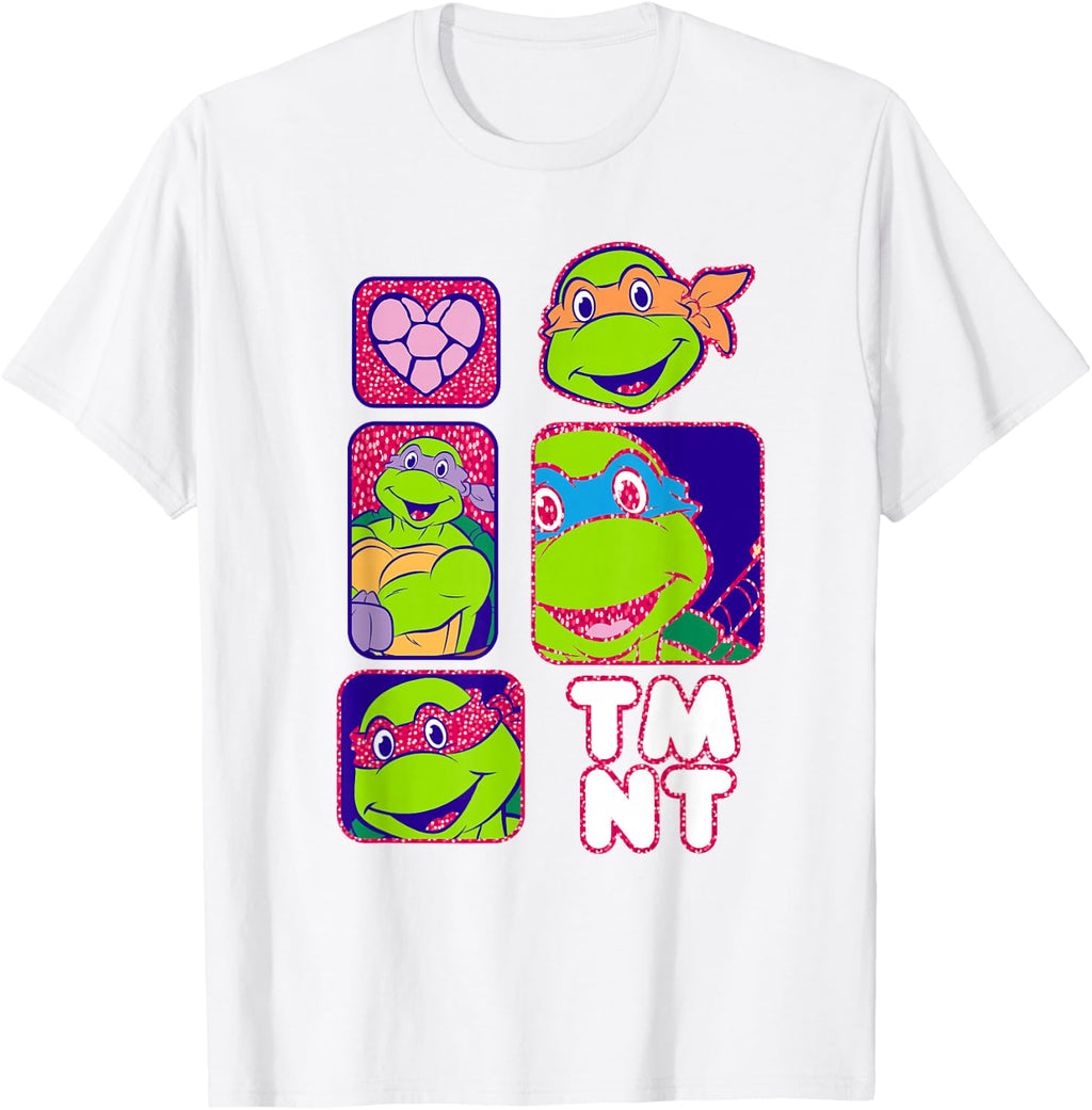 Teenage Mutant Ninja Turtles TMNT Box Portraits T-Shirt T-Shirt