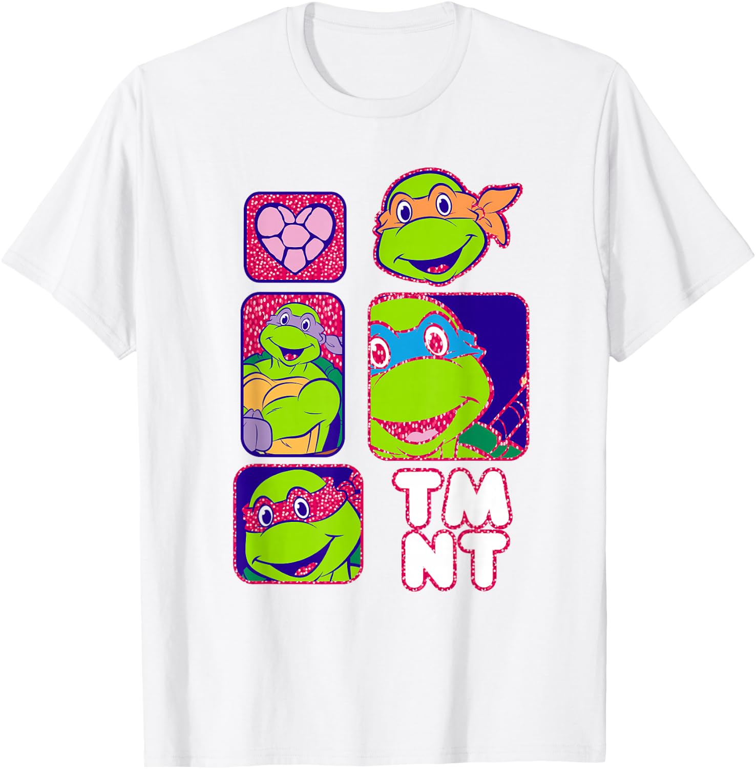 Teenage Mutant Ninja Turtles TMNT Box Portraits T-Shirt T-Shirt