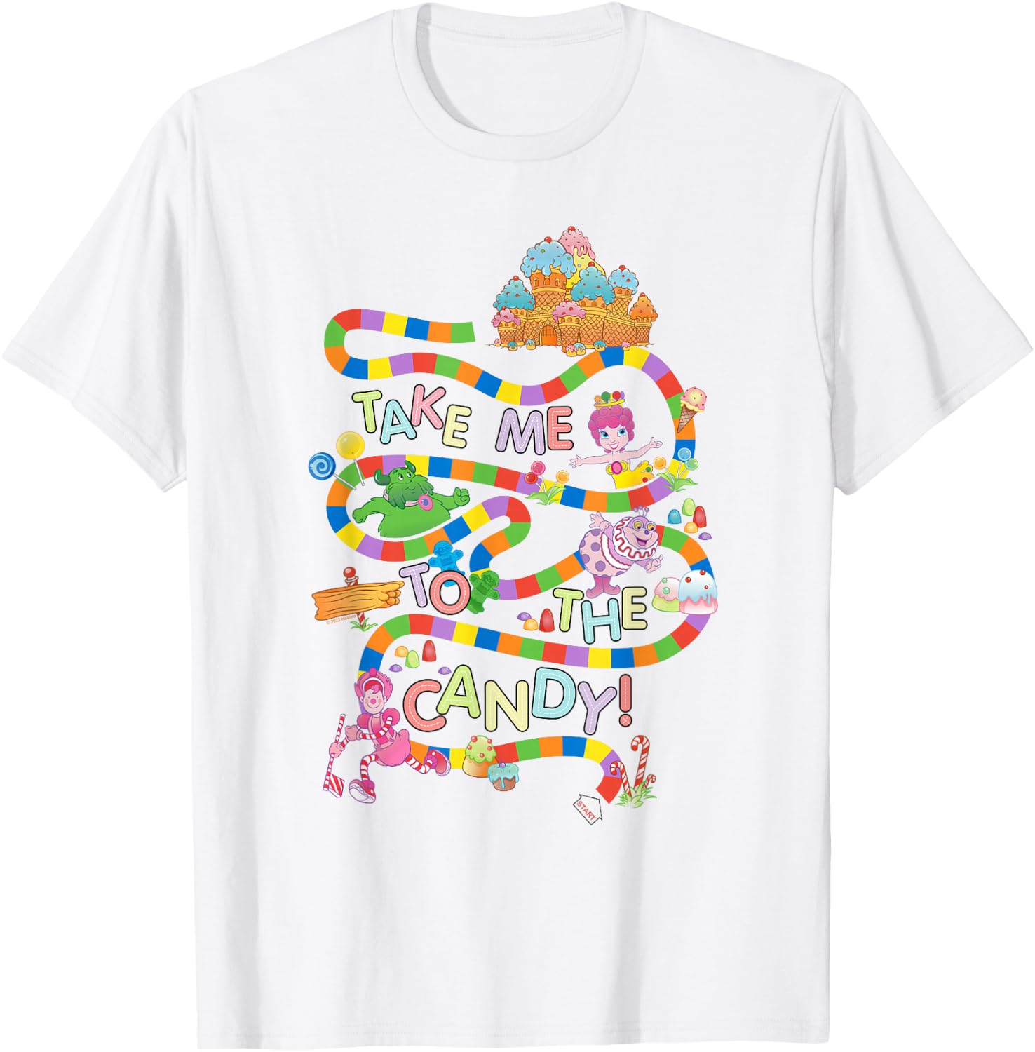 Candy Land Take Me to The Candy T-Shirt Small