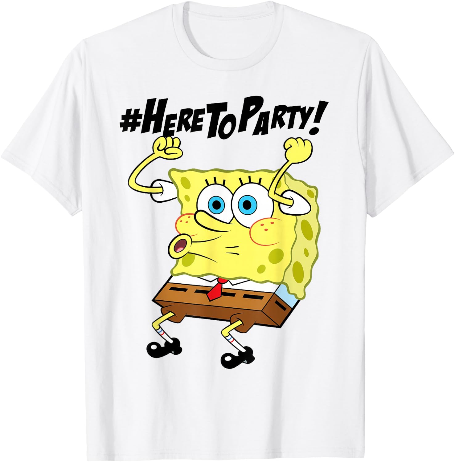 Spongebob Squarepants Here to Party T-Shirt T-Shirt