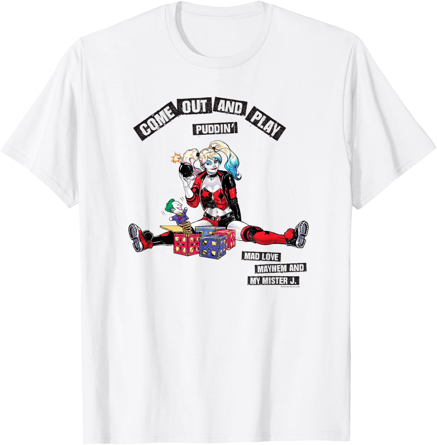 Harley Quinn Come Out and Play T-Shirt