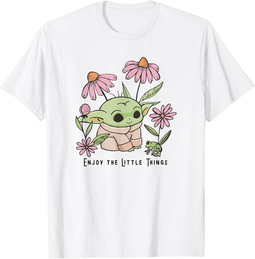 Star Wars: The Mandalorian Grogu Enjoy The Little Things T-Shirt