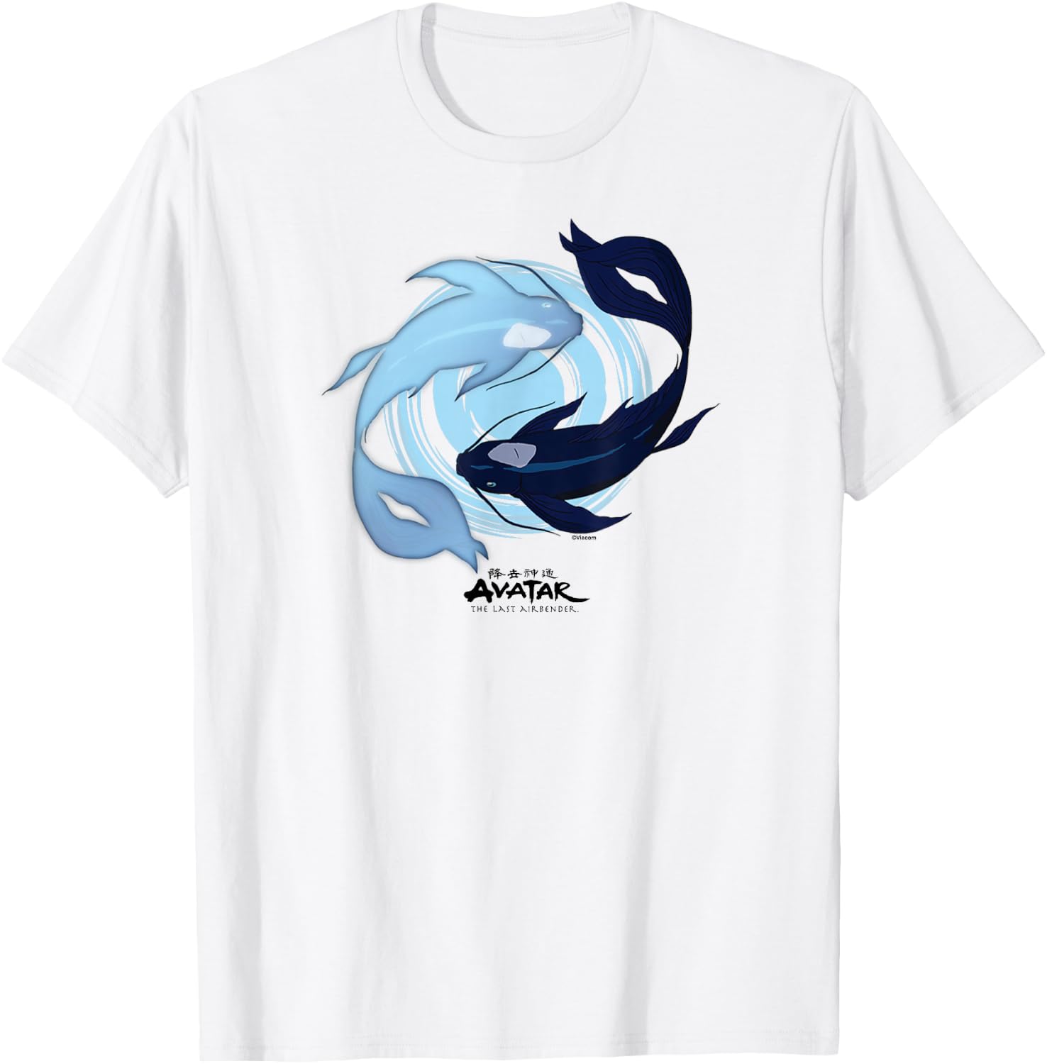 Avatar The Last Airbender - Moon and Ocean Spirits Koi Fish T-Shirt