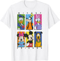 Disney Mickey and Friends Group Shot Panels T-Shirt