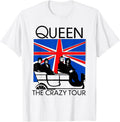 Queen Official Crazy Tour Union Jack T-Shirt