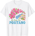 Positano Italy Amalfi Coast Retro Vintage Beach Vacation T-Shirt