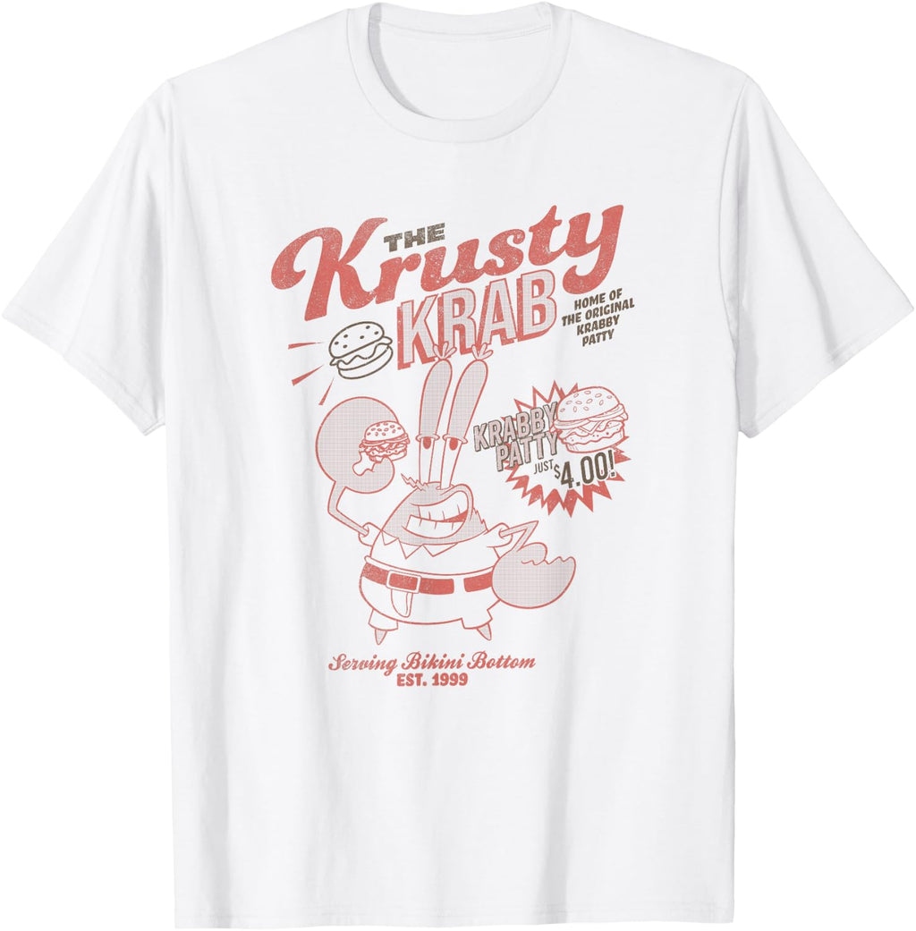 Spongebob Squarepants Mr. Krabs Krusty Krab Ad T-Shirt