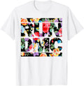 Run DMC Official Floral Logo T-Shirt Small