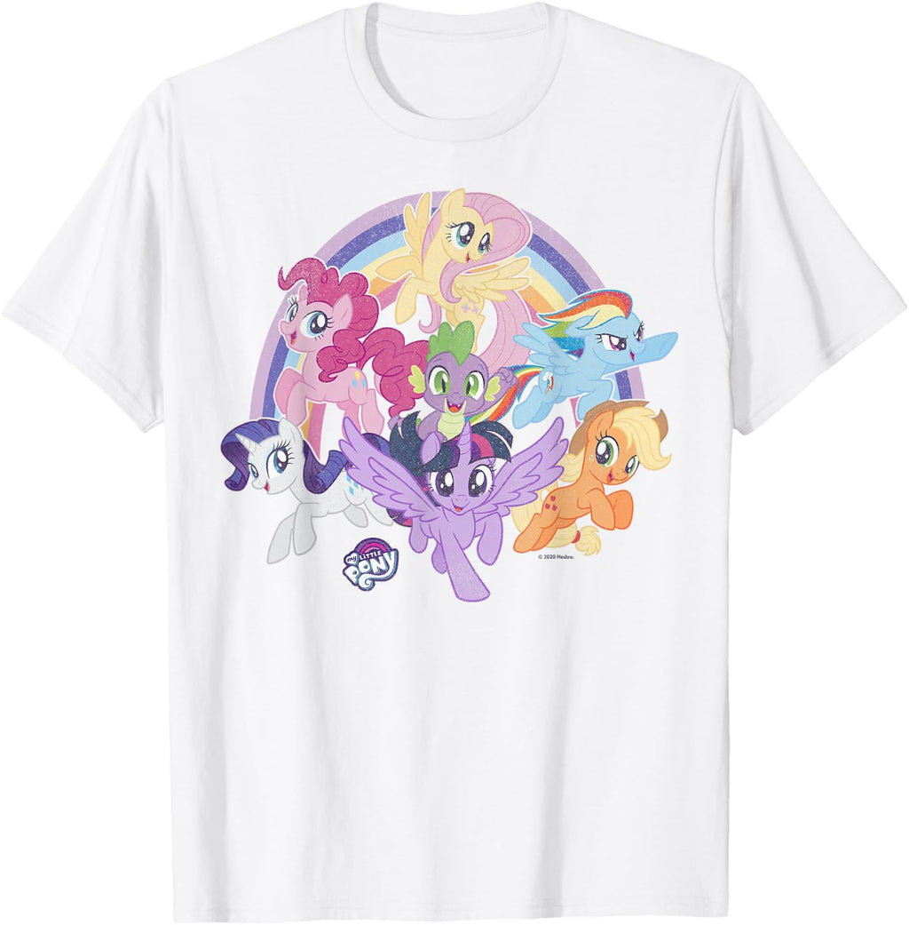 My Little Pony: Friendship is Magic Rainbow Pony Group Shot T-Shirt