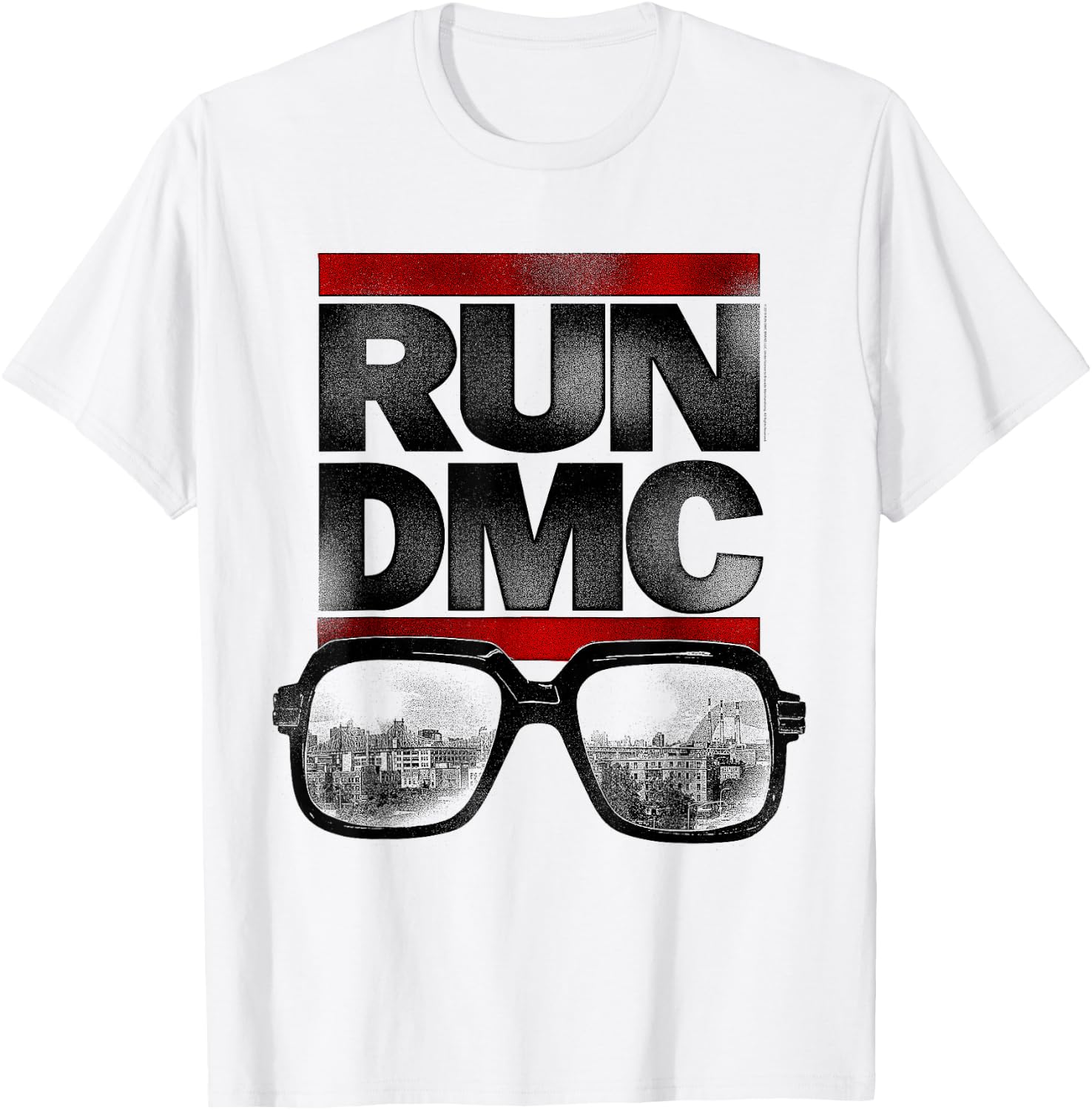 Run DMC Official NYC Glasses T-Shirt