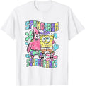 SpongeBob SquarePants Best Friends Forever Colorful Sketch Funny Tee T-Shirt