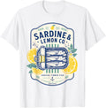 Sardines Tinned Fish Retro Graphic Summer Men Women Apparel T-Shirt