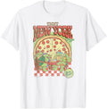 Teenage Mutant Ninja Turtles TMNT New York Pizza Retro T-Shirt