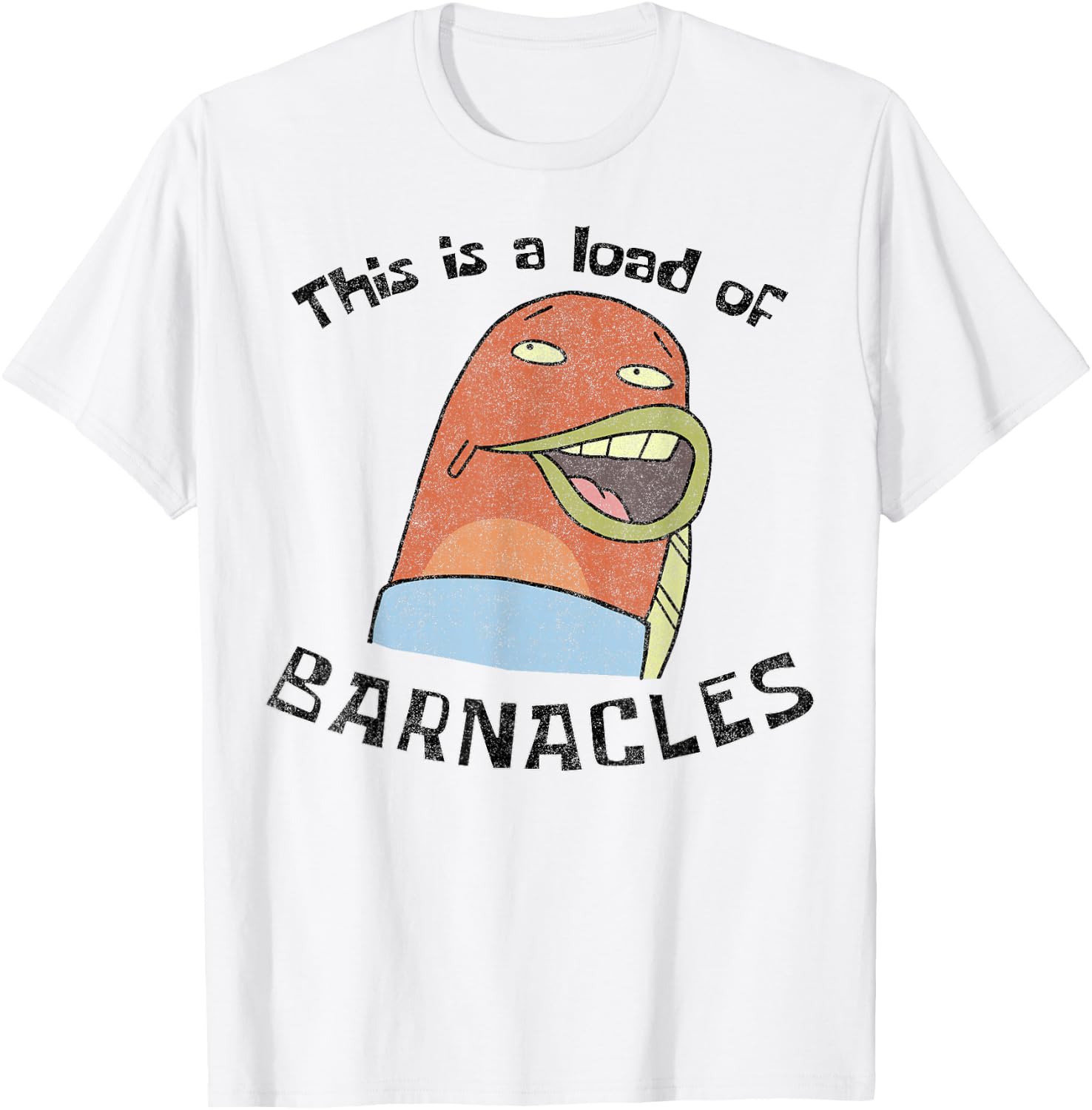 Spongebob Squarepants This is A Load of Barnacles T-Shirt Small