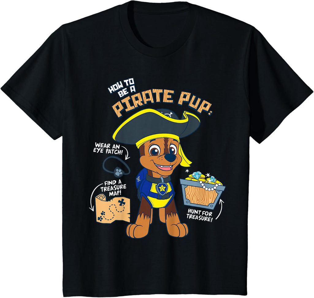 Kids PAW Patrol How to Be A Pirate Pup T-Shirt T-Shirt